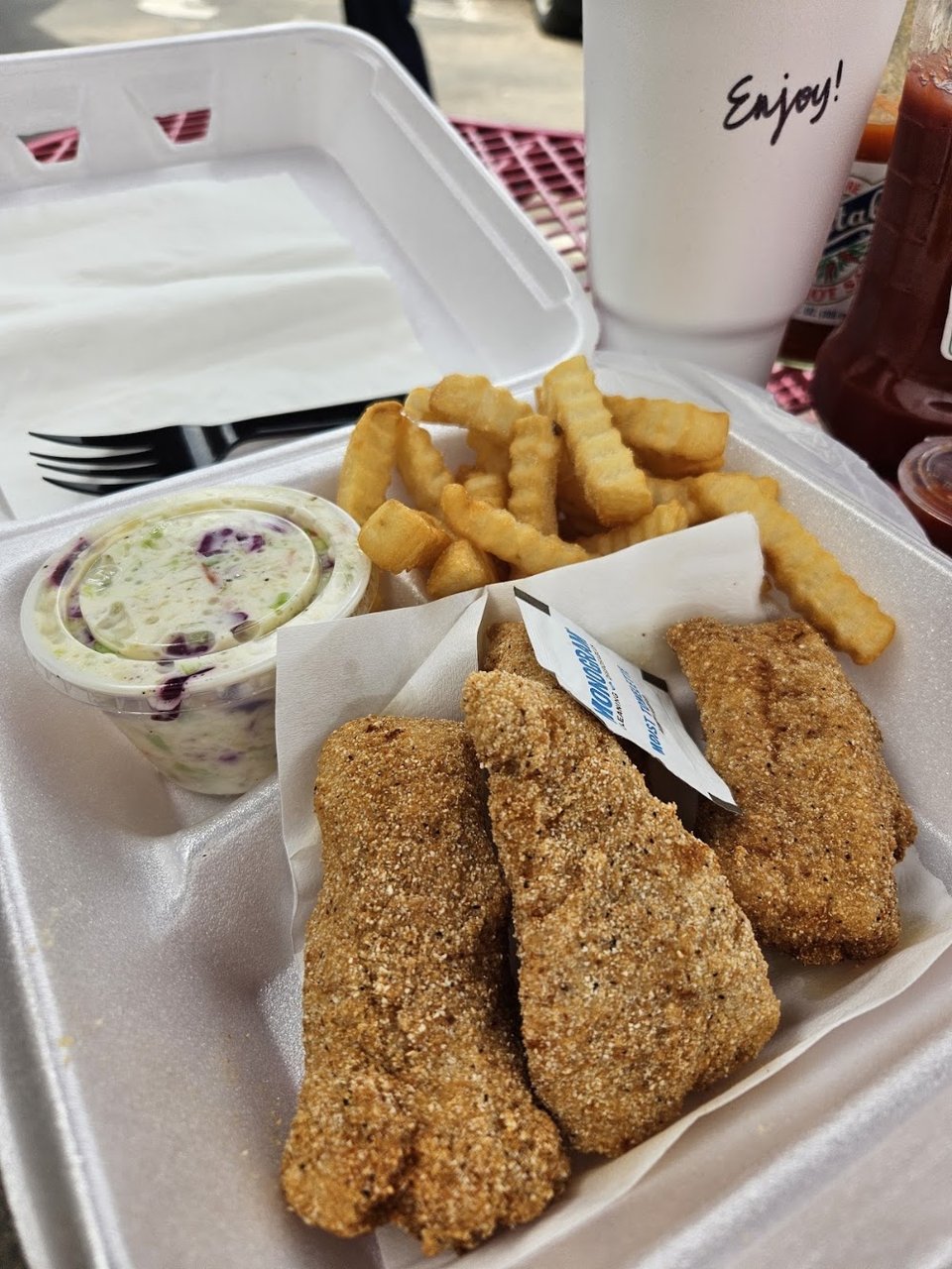 Fish Sandwich Basket Without the Bun